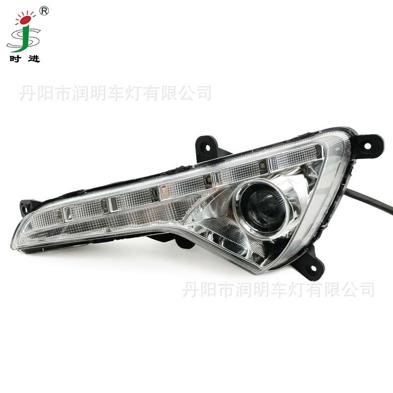 时进 ATV/UTV全地形四轮电动汽车前照灯LED带透镜前脸大灯直