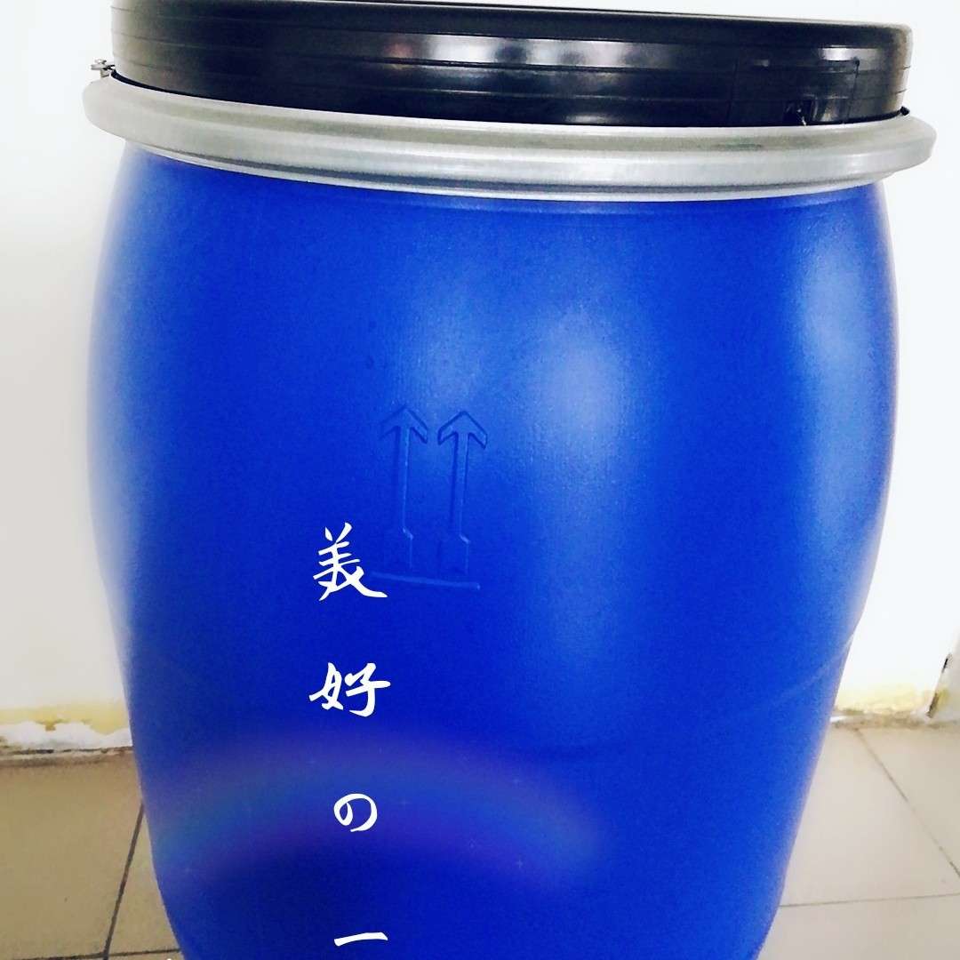加厚120L法兰抱箍桶直桶120KG化工塑料桶水桶食品级桶