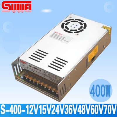 400W开关电源S-400-24V16.6A步进电机5V12V15V27V36V40V48V直流