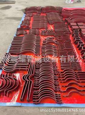 管道焊接固定支座 管托支架管夹 滑动托座 管托支座滑动支座