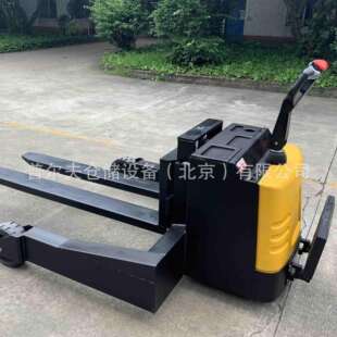 户外搬运车大轮电动越野叉车山地型宽腿托盘堆高车充气胎铲车