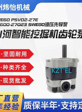 智能挖掘机齿轮泵SWE60 PSVD2-27E B0600-27023 SWE80液压先导泵