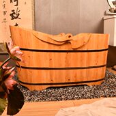 柏成人香木浴缸洗澡家用人盆实木泡澡洗浴浴浣佳木桶木桶泡澡木桶