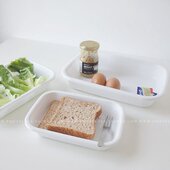 厨房890日本8收纳盘 蔬菜食材 水果原装 进口纯白色盘托盘料理