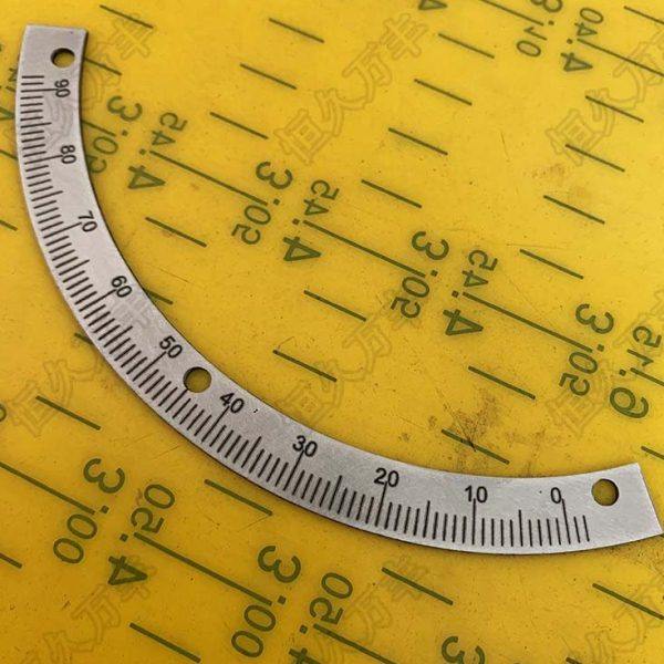 90度逆时针半圆刻度机械角度盘机器配件 不锈钢圆盘150#130#1配件,五金/工具,其他机械五金,淘宝优惠券,粉丝福利购,淘宝优惠卷