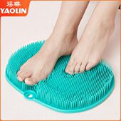 淋浴脚底泡脚洗足洗脚神器刷脚脚日搓背按摩垫脚垫洗澡底搓懒人冬