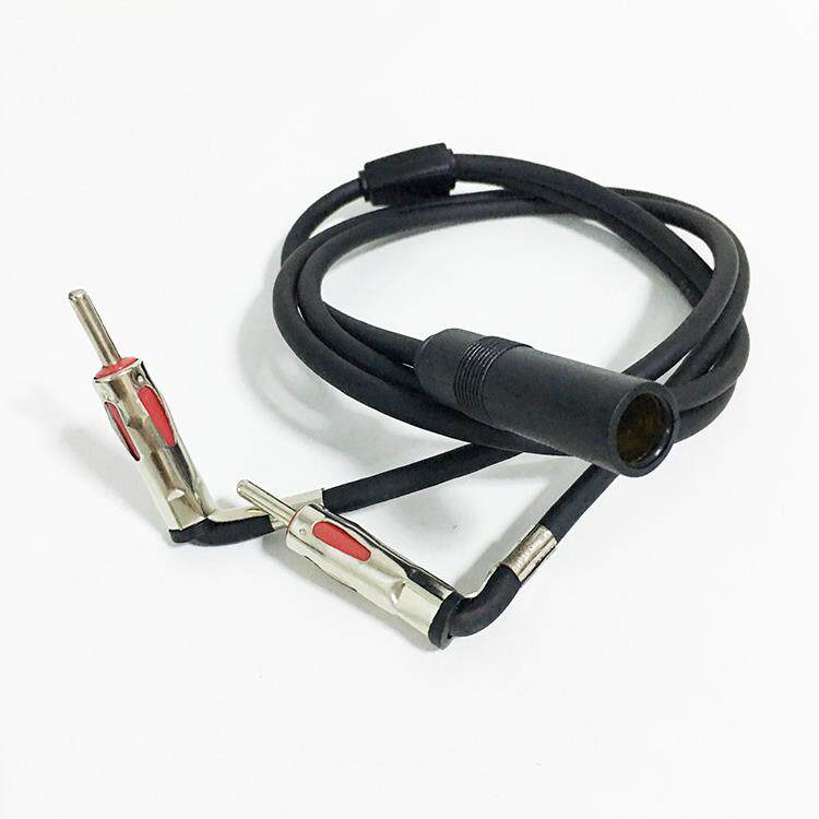 车载增强导航仪无线电信号连接两套调频天线升级无线电连接线一对