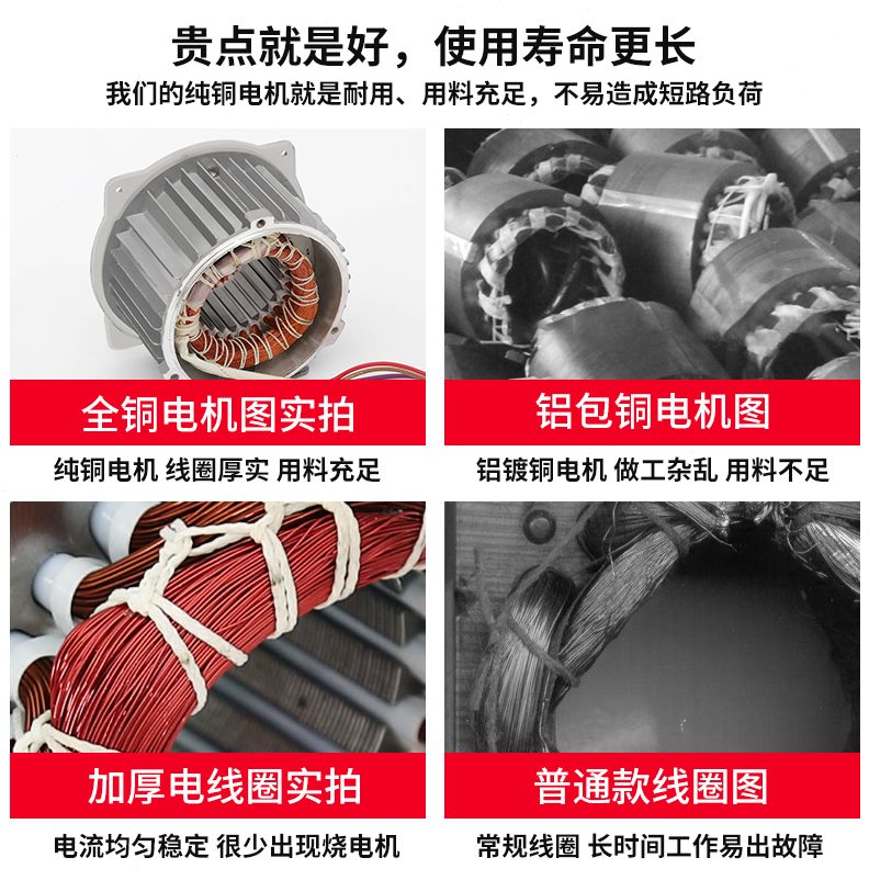 压铝壳铁防水壳炒菜厨具松0海0中W灶台厨房音75铜线风机低噪38V