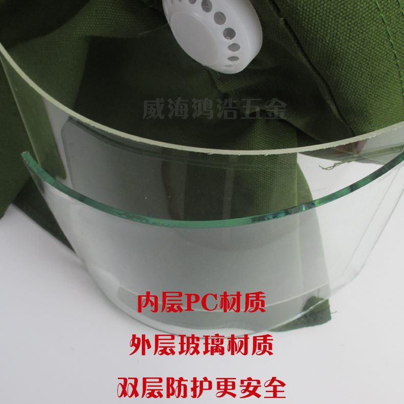 披肩打磨沙弯防溅玻璃大头帽防尘喷砂头套帽面罩风喷漆通风帽风帽
