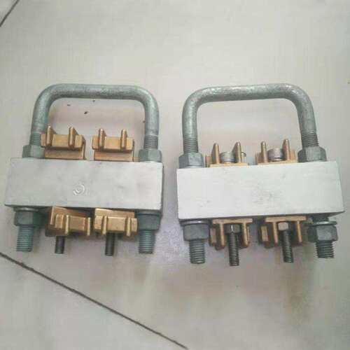 铁路电气化RCB-F85汇流排接地线夹刚性悬挂汇流排连接紧固装置
