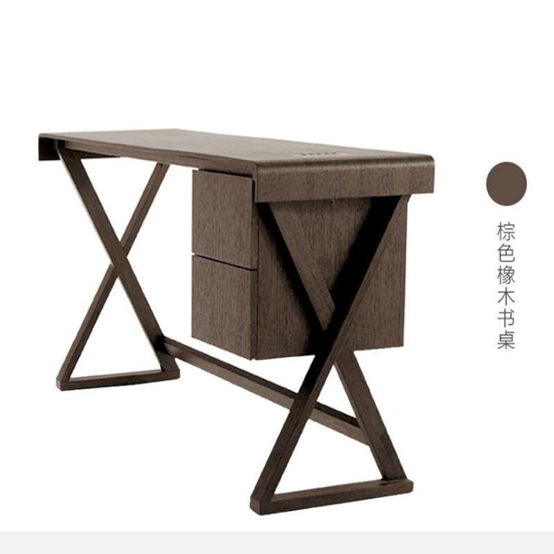 黑色钢琴烤漆电脑桌现代简约书桌创意个性写字台烤漆儿童书桌整装