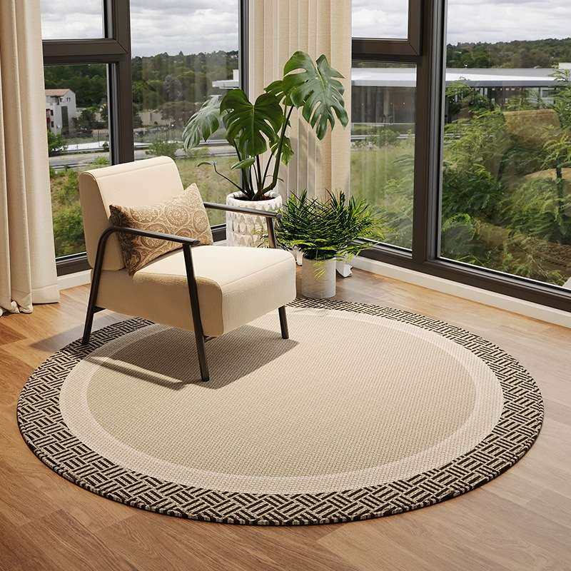 圆形地毯卧室电脑椅子地垫客厅沙发转椅阳台垫子家用书房摇椅脚垫,3C数码配件,USB灯,淘宝优惠券,粉丝福利购,淘宝优惠卷