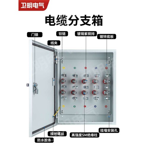 矿物质电缆T接箱低压楼层分支箱接线端子分接箱BTTZ绝缘转换箱
