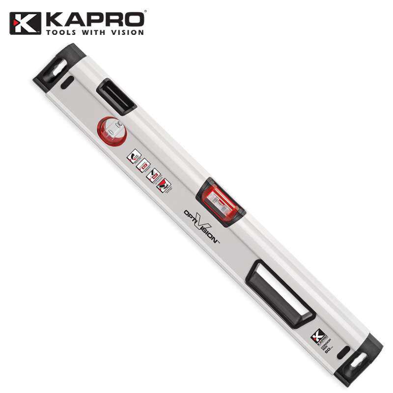 KAPRO方管双视窗带磁水平尺以色列开普路嘉宝905红色水准泡高精度