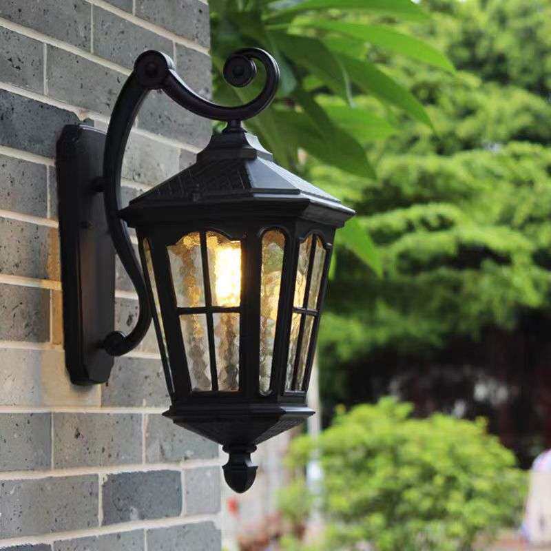 欧式户外防水壁灯室外太阳能别墅庭院过道露台大门外墙阳台围墙灯