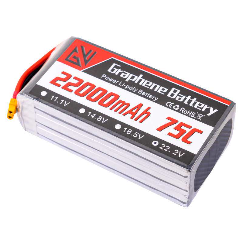 GW航模电池A品6S 22.2V 22000MAh 75C穿越机13寸/15寸高倍率电池