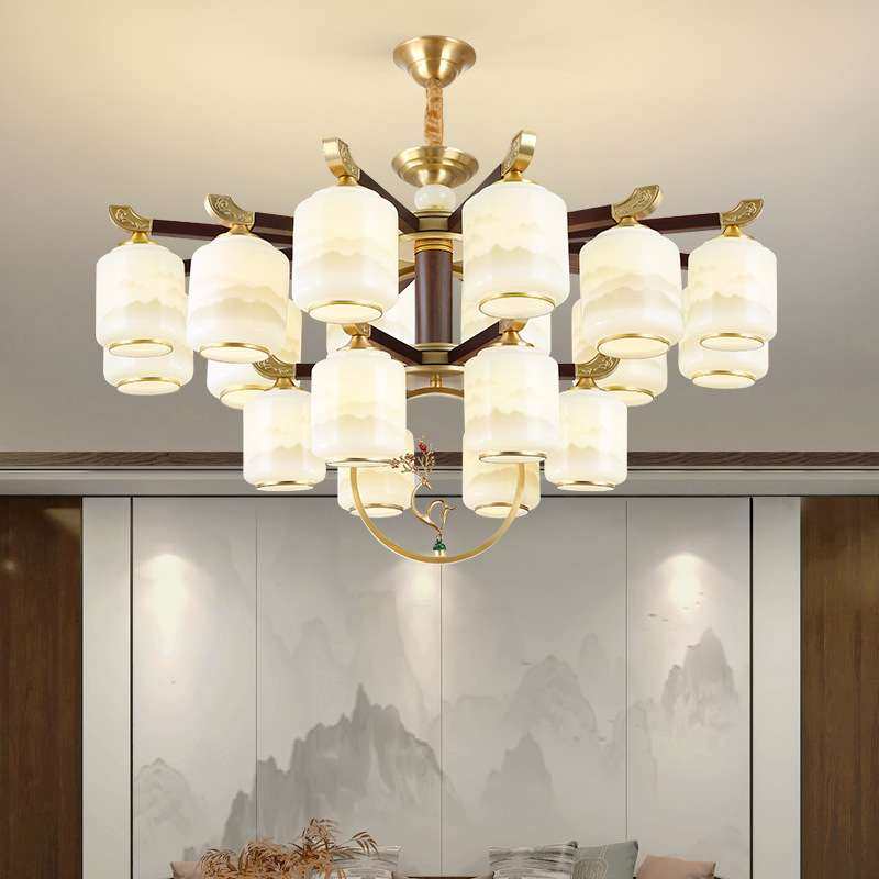 新中式全铜客厅吊灯简约中国风餐厅卧室灯别墅自建房大厅实木灯具,玩具/童车/益智/积木/模型,遥控车升级件/零配件,淘宝优惠券,粉丝福利购,淘宝优惠卷