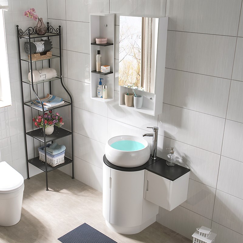 42cm小尺寸洗手洗脸洗手盆洗漱台小户型浴室柜组U合卫生间吊柜落