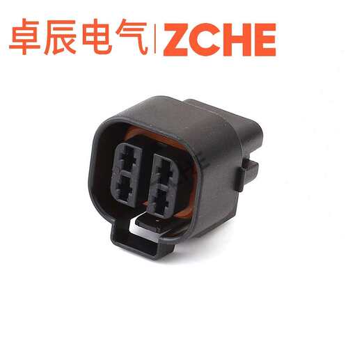 DJ7047S-3.5-21汽车连接器线束加工插头4孔/4P国产接插件