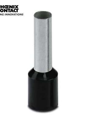 菲尼克斯  接线端子冷压头端头堵头 AI 6 -12 BK-3201107