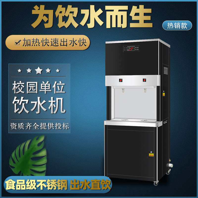 步进式开水器学校公共饮水机冷热款和温热款单位净水一体直饮机