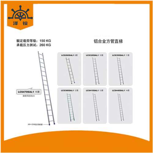 金锚轻型铝合金直梯 LCS590SAL1 LCS620SAL1