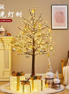 圣诞节装饰发光树圣诞树网红店铺摆件新年酒店商场美陈布置家用