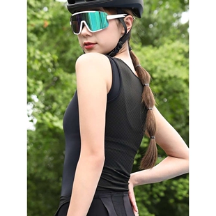 ESLNF户外骑行运动排汗衫夏季男女款健身服透气冰感薄款速干背心