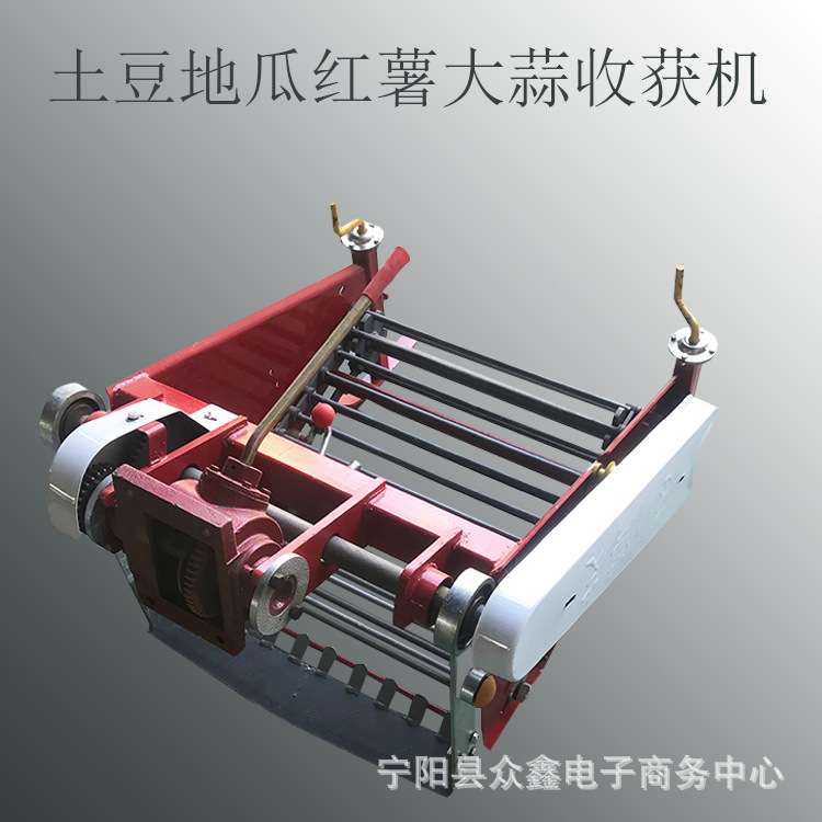 广西家用马铃薯收获机手扶车带动收割胡萝卜的机子操作简单