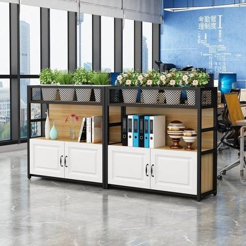 办公室隔断装饰花架矮柜护栏工业风花槽柜餐厅铁艺屏风隔断置物架