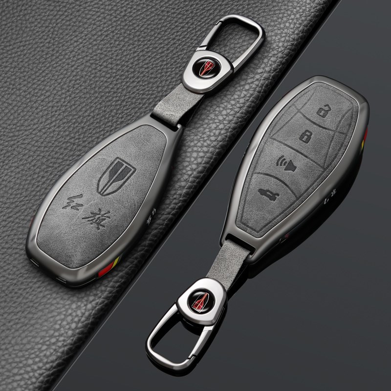 2025款红旗H5钥匙套24款H6s H9天工08包HQ9 HS5 HS7 HS3 EH7车扣