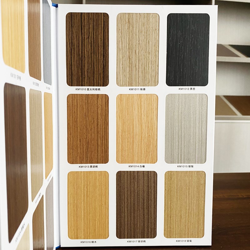 kd科定板实木贴面板样品涂装饰面Q板柜体板门板贴皮