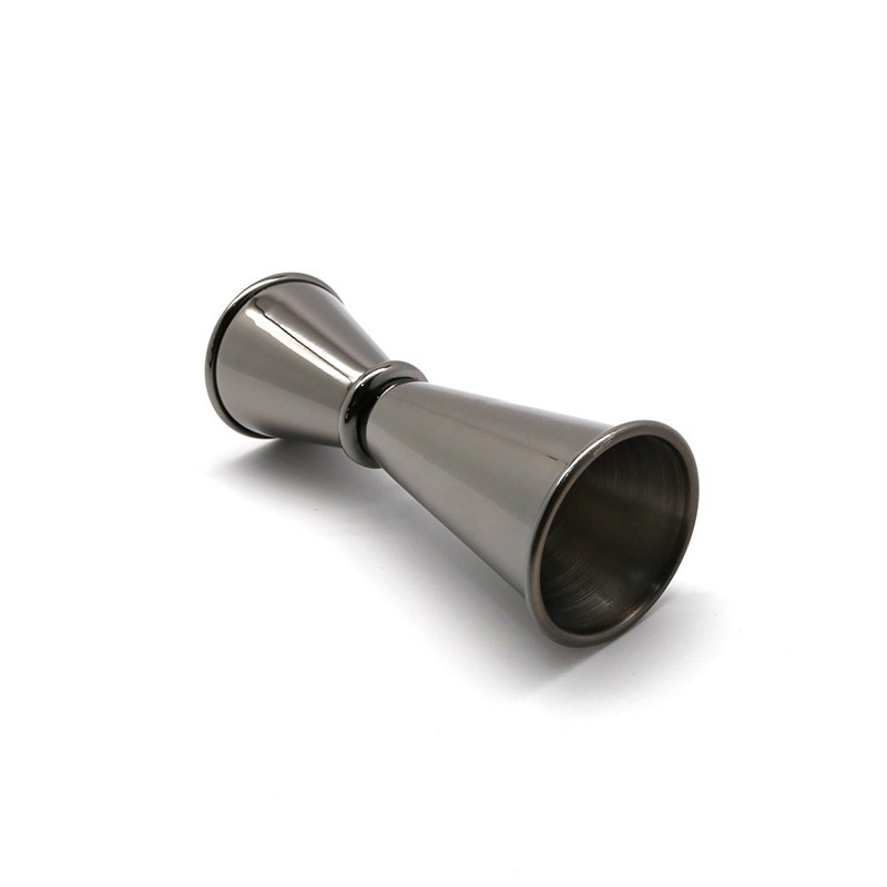 不锈钢量酒器 双头圆形量杯酒吧用具 15/M30ML LOGO可做