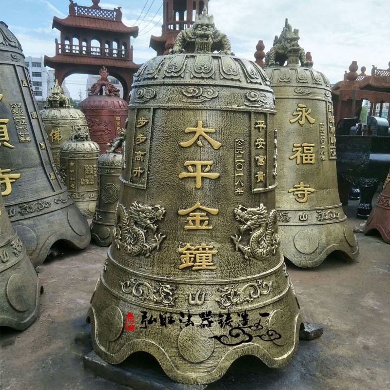定做寺庙大铜钟j纯铜 道观宗祠铸铁钟景区公司开业钟敲响警钟长鸣