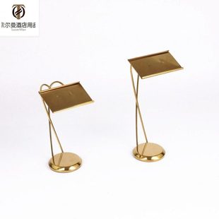 不锈钢餐牌菜牌夹餐厅自助餐台号牌立式展示牌宴会桌牌桌签台卡架