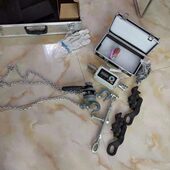 弹性网 路接触铁吊索作业 工具安装