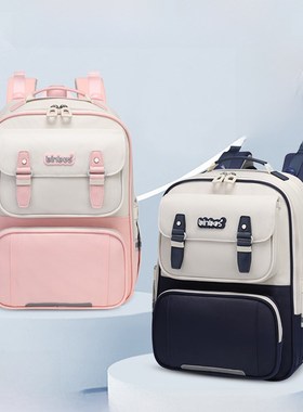Bubi 2024i新款小学一二三至六年级女生悬挂式书包,减轻脊柱