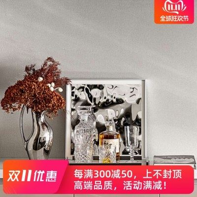 简约现代轻奢样板间餐边玄关柜餐桌花瓶花艺酒柜装饰托盘洋酒摆件,家居饰品,家饰软装搭配套装,淘宝优惠券,粉丝福利购,淘宝优惠卷
