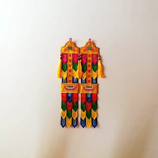 旗五色幡南小幡幢幡佛幡 阿弥陀佛支帐幡神幡经幡单彩挂无