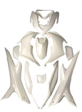 适用5523-国产款挡泥板2055 外观件导外壳NRO装饰VX1 壳流罩AEX1