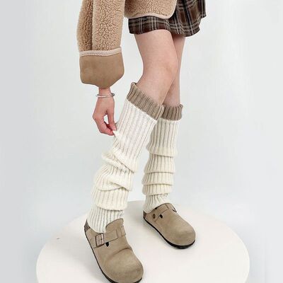 套厚款新品高搭配堆堆袜套加长