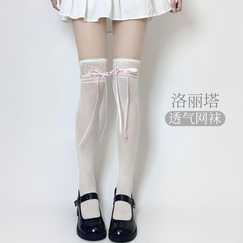 堆堆洛丽塔袜蕾丝镂空袜日系袜