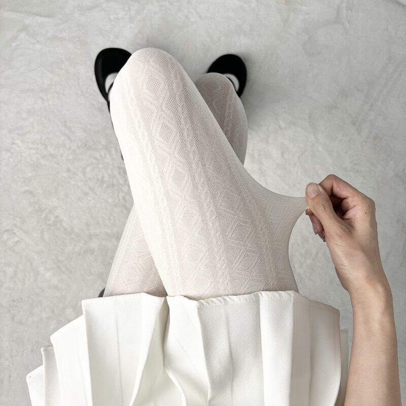 外高弹穿格雷天鹅绒jk打底打底裤