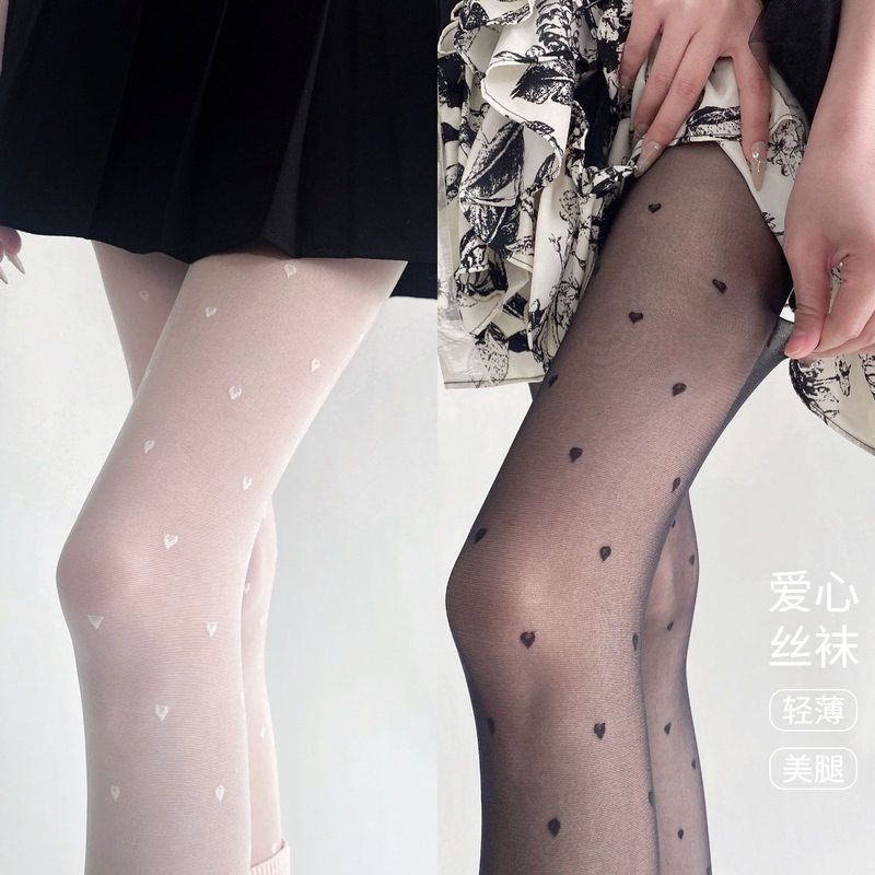 白色jk日系薄款连裤袜