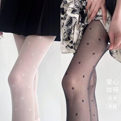白色jk日系薄款连裤袜