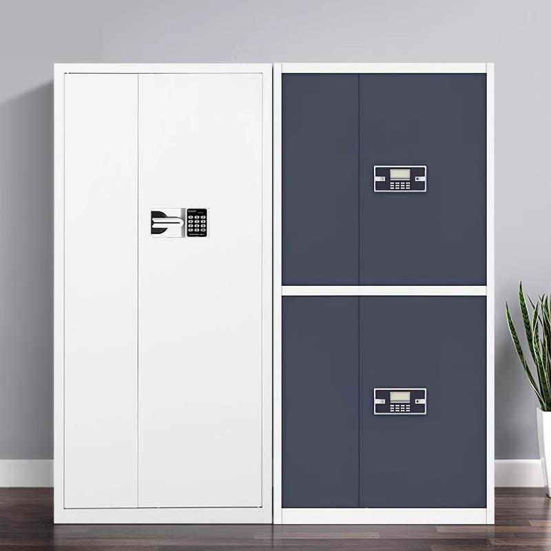 电子保密柜加厚财务资料档案柜密码文件柜办公室双节指纹密码锁柜