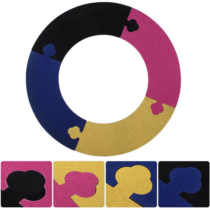 飞镖护圈剑麻镖盘靶配件保护墙体 分体可拆卸镖靶保护圈