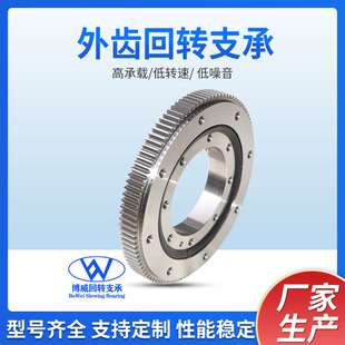 厂家 旋转轴承外齿回转支承转盘轴承旋转支承小型吊车机械配件
