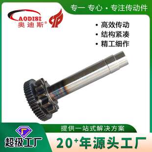 厂家直售AODISI非标定 制齿轮轴硬齿面齿轮轴传动轴工业齿轮轴