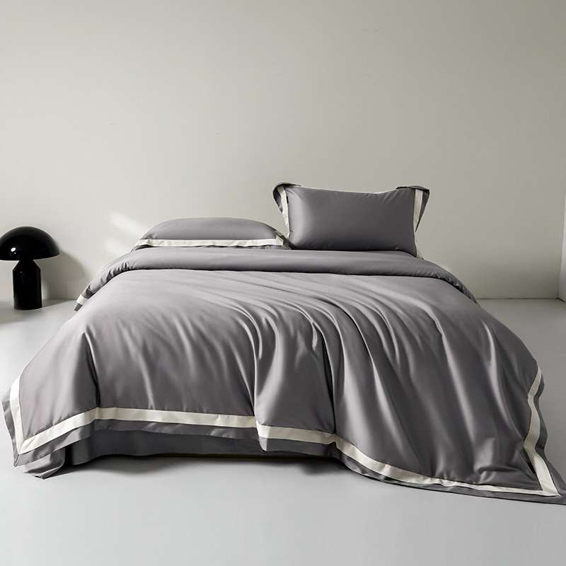 高端长绒棉100支四件套全棉纯棉被套床单高端酒店民宿床上用品夏